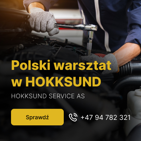 Polski warsztat samochodowy w HOKKSUND
